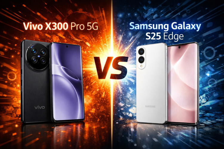 Каква е разликата между vivo X300 Pro 5G и Samsung Galaxy S25 Edge