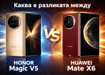Каква е разликата между Honor Magic V5 и Huawei Mate X6