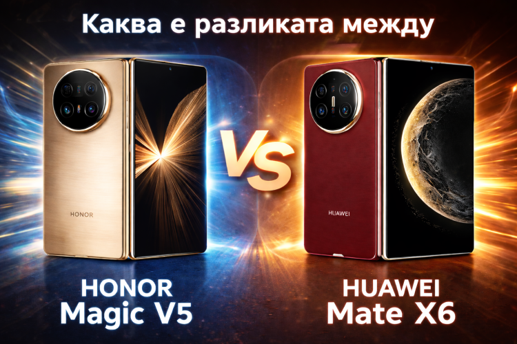 Каква е разликата между Honor Magic V5 и Huawei Mate X6