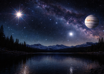 Защо звездите „мигат“, а планетите – не