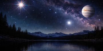 Защо звездите „мигат“, а планетите – не