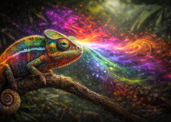 Хамелеоните виждат цветове, които човешкото око не може