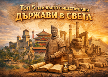 Топ 5 най-дълго съществуващи държави в света