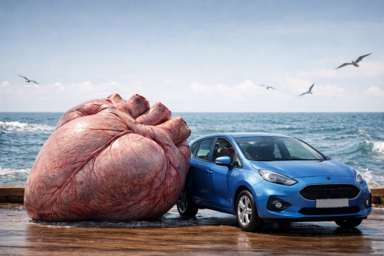 Сърцето на синия кит е с размерите на малка кола