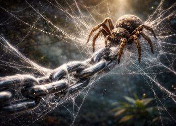 Паяжината е по-здрава от стомана спрямо теглото си