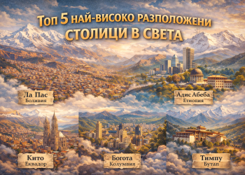 Топ 5 най-високо разположени столици в света