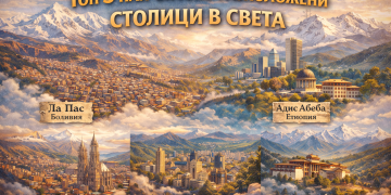 Топ 5 най-високо разположени столици в света