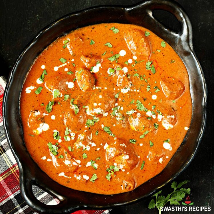 Индийско пиле с масло (Butter Chicken) – класическо основно ястие с кремообразен сос