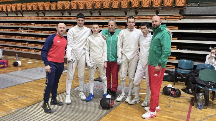 Българският отбор завърши четвърти на Европейската купа по шпага в Нови Сад