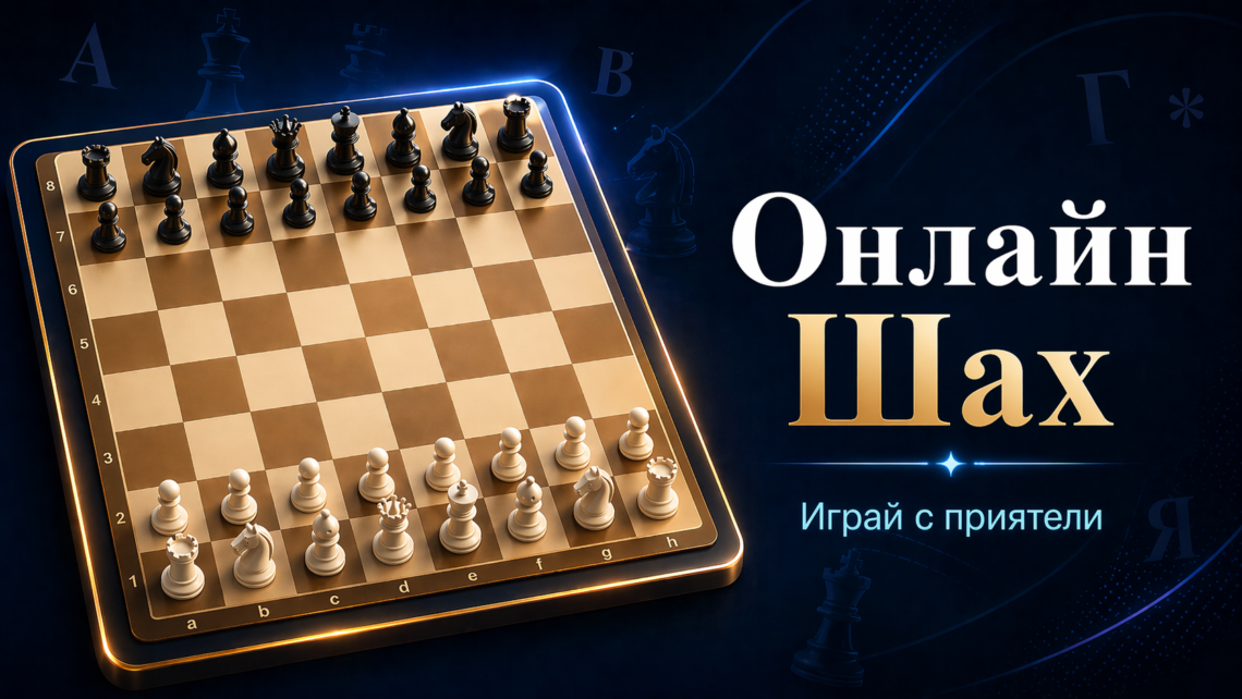 Онлайн Шах с мултиплеър и ботове