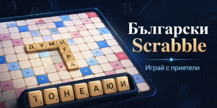 Онлайн български Scrabble с мултиплеър