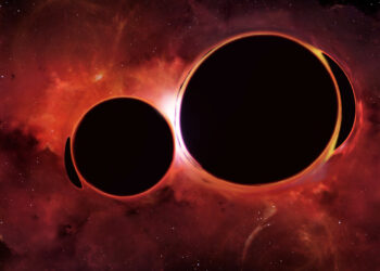 Сблъсък на черни дупки може да предизвика гравитационни вълни след 100 години